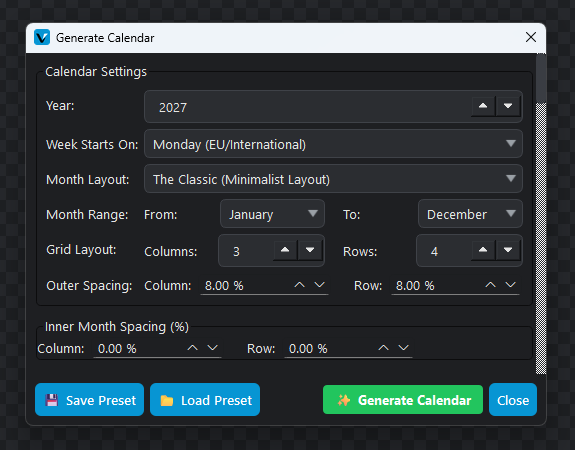 Best Calendar Generator