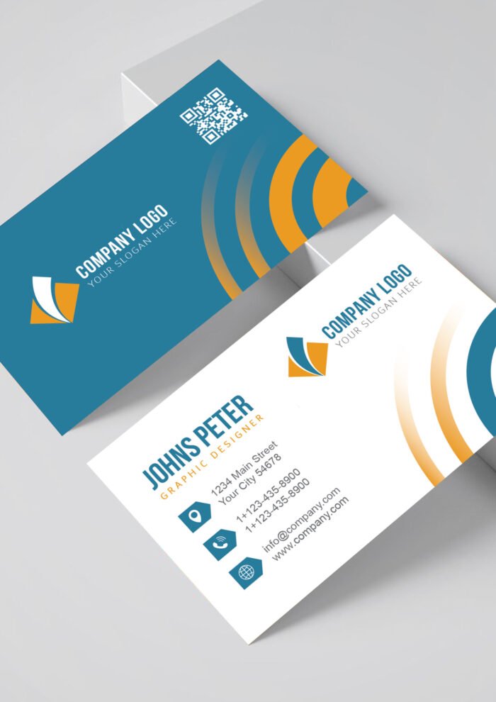 Corporate Business Card Template Blue 2 01 1 scaled