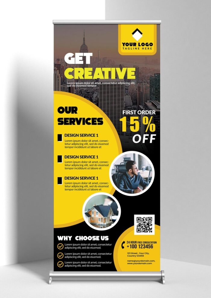Corporate Roll Up Banner Design PSD Template2 scaled