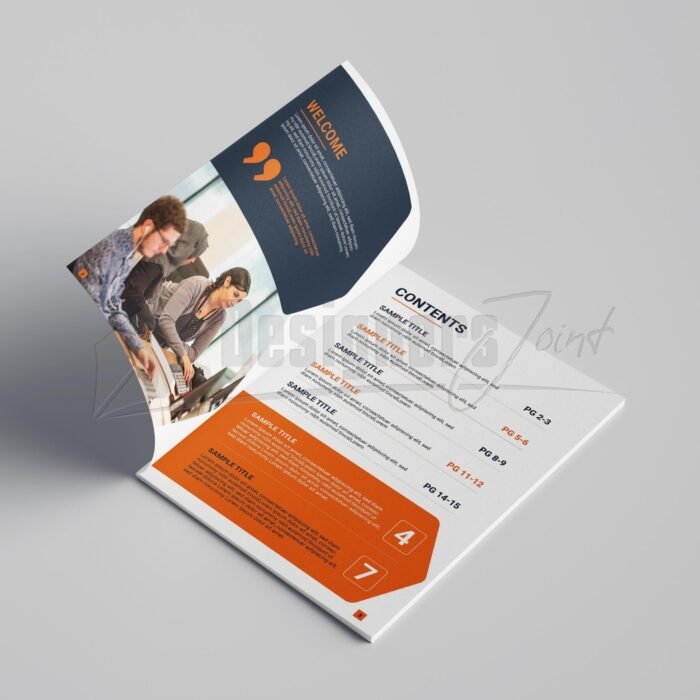 16 Pages Illustrator Business Brochure/Company Profile/Newsletter