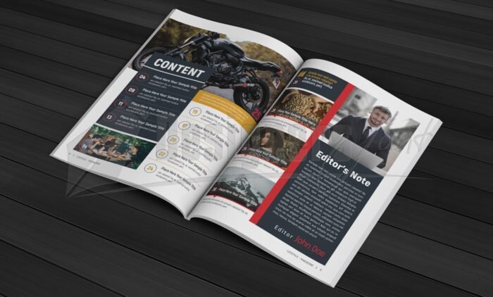 40 Pages Multipurpose CorelDRAW Magazine Template2