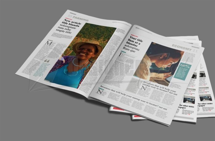 32 pages newspaper template4