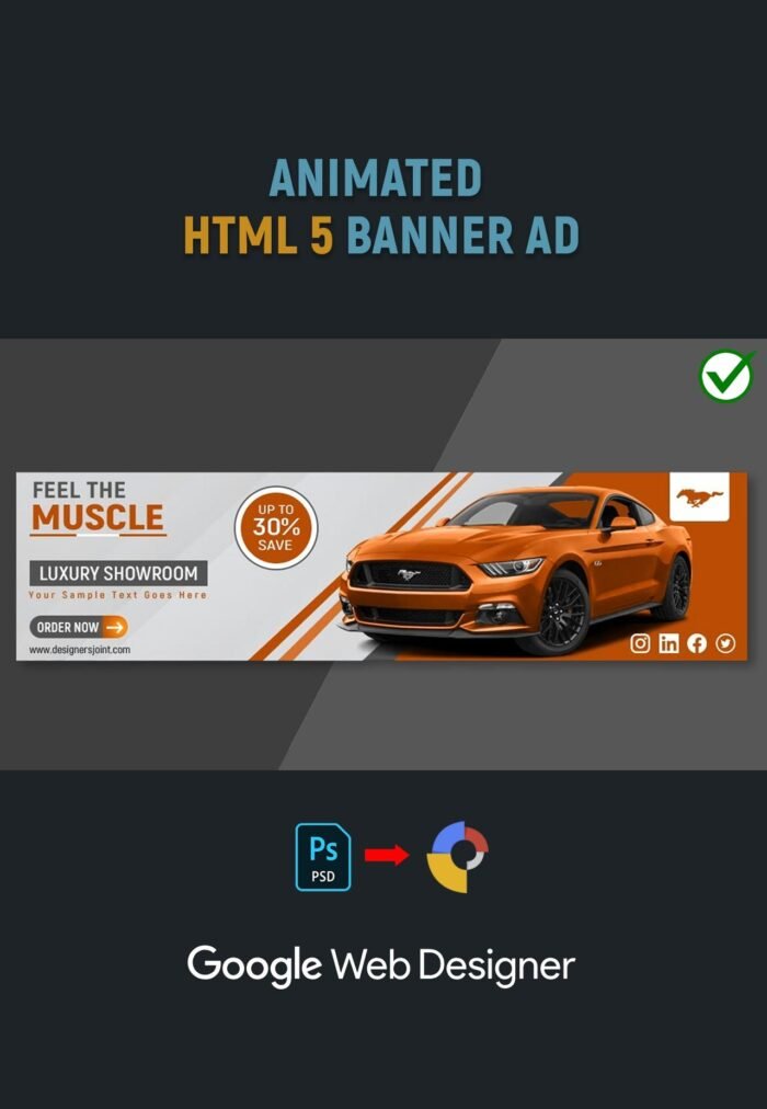 html 5 web banner