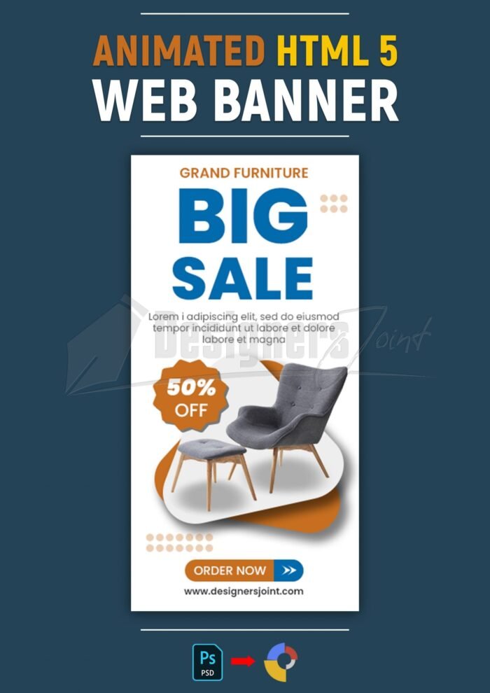 Animated HTML5 Banner Ad scaled