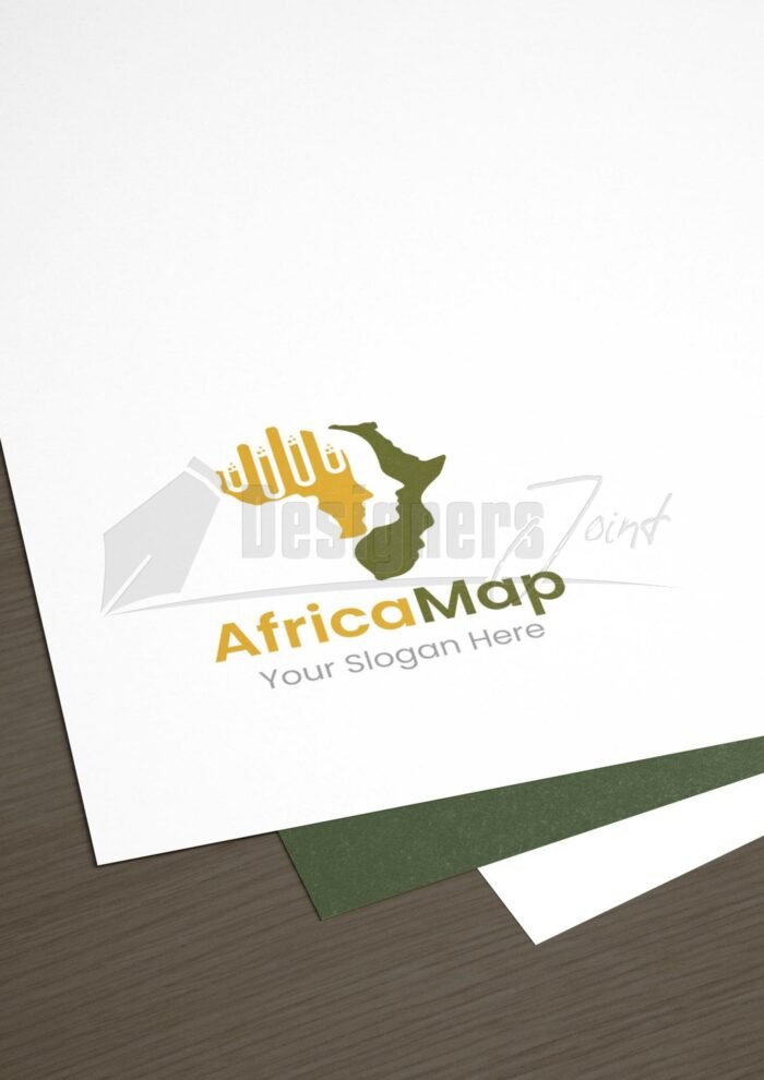 Africa Map Logo Research