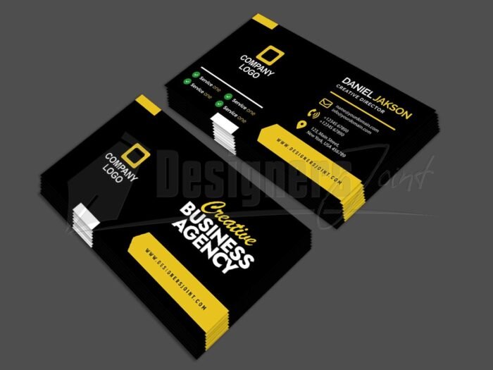 Creative Business Agency Business Card