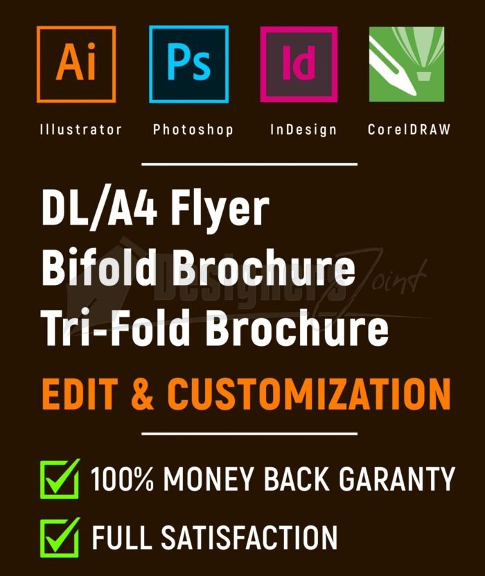 Trifold Dl A4 Flyer Customization scaled