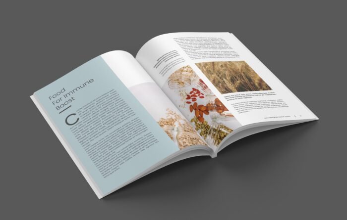 Clean Neat InDesign Lifestyle Magazine Template 32 Page