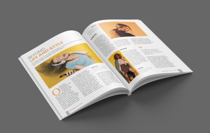 Fashion or Lifestyle Magazine Template For InDesign