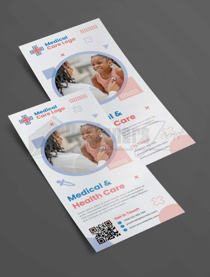 Medical & Health Care DL Flyer/Rack Card Template