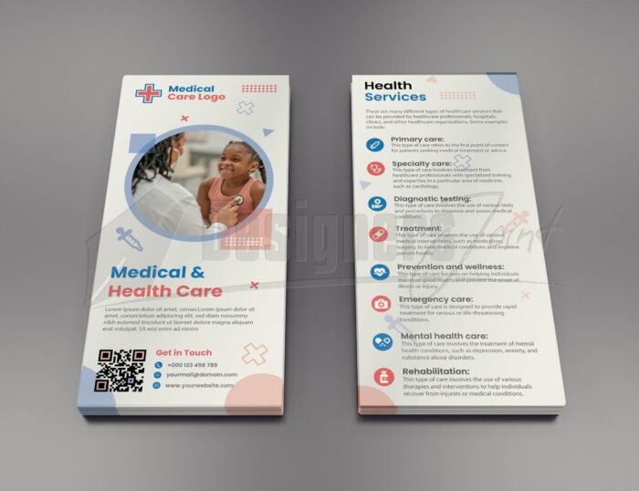 Medical & Health Care DL Flyer/Rack Card Template