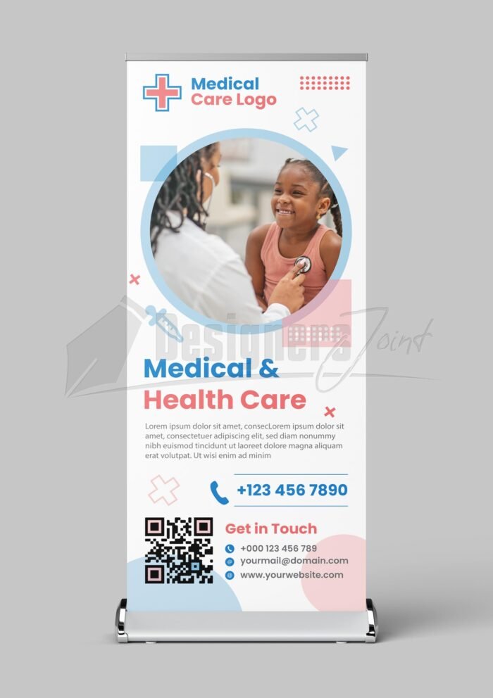 Medical & Health Care Roll-Up Banner Template