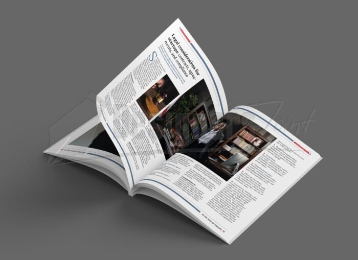 50 Pages InDesign Business Magazine Template - In The Mind of Startups